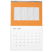 Landschaftsschaltfläche - Kokopelli Mondfeder 1 Kalender (Mär 2026)