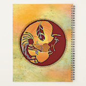 Landschaftsschaltfläche - Kokopelli Mondfeder 1 Planer (Rückseite)