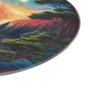 Landschaftsschnitt / Seascape / Skyscape Schneidebrett (Ecke)