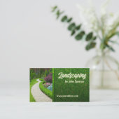 Landschaftsschutz Gartenbauer - Neues Design Visitenkarte (Stehend Vorderseite)