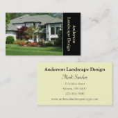 Landschaftsschutz oder Landschaftsgestaltung Visitenkarte (Vorne/Hinten)
