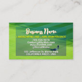 Landschaftsschutz und Gartendienstleistungen | Ras Telefonnummerkarte (Vorderseite)