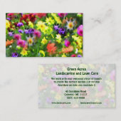 Landschaftsschutz und Rasenpflege Visitenkarte (Vorne/Hinten)
