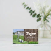 Landschaftsschutz und Wäscheservice Moderne Modern Visitenkarte (Stehend Vorderseite)