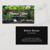 Landschaftsschutzdienst für grünes Foto Visitenkarte (Vorne/Hinten)