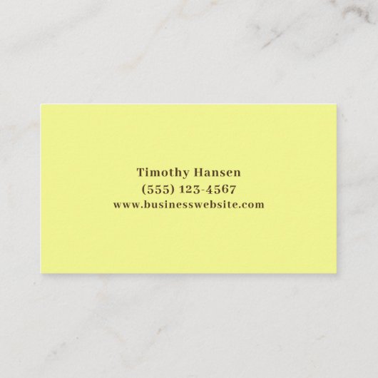 Landschaftsschutzdienst Visitenkarte (Rückseite)