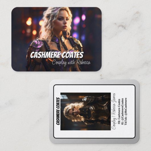 Landschaftsschutzkarten | Benutzerdefinierte Cospl Visitenkarte (Vorne/Hinten)