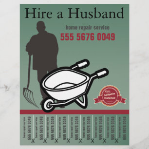 Landschaftsservice Handyman Small Business Flyer
