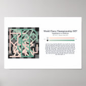 Landschaftsspezifisches Schachvisualisierungspaket Poster (Vorne)