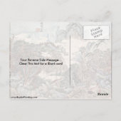 Landschaftsstil von Chao Meng-Fu von Wang Sh � min Postkarte (Rückseite)