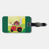 Landschaftsszene mit Gesangsroster auf Traktor Gepäckanhänger (Rückseite horizontal)