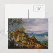 Landschaftsszene Postkarte (Vorne/Hinten)