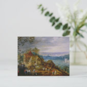 Landschaftsszene Postkarte (Stehend Vorderseite)