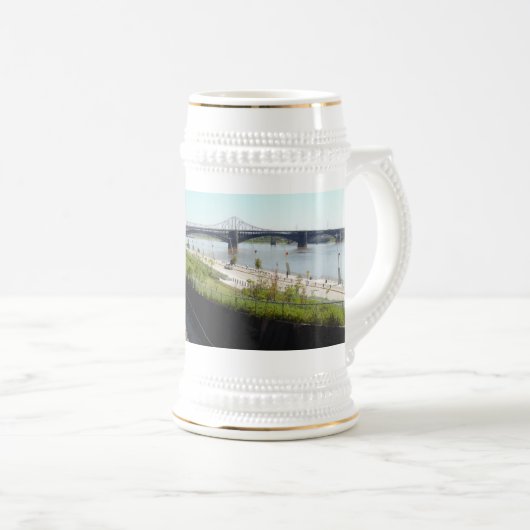 Landschaftsthema Bierglas (VorderseiteRechts)