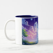 Landschaftstil Zweifarbige Tasse (Links)