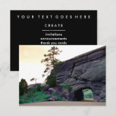 Landschaftstunnel Einladung (Vorne/Hinten)