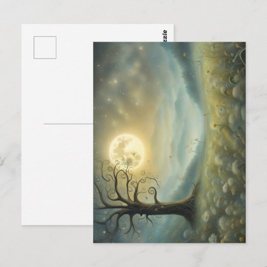 Landschaftsverfall Postkarte (Vorne/Hinten)