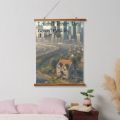 Landschaftsverlust Wandteppich Mit Holzrahmen (Schlafzimmer)