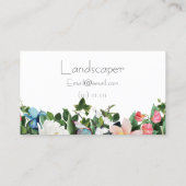 LandschaftsVisitenkarte Visitenkarte (Rückseite)