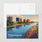 Landschaftsvorlage Postkarte (Vorne/Hinten)