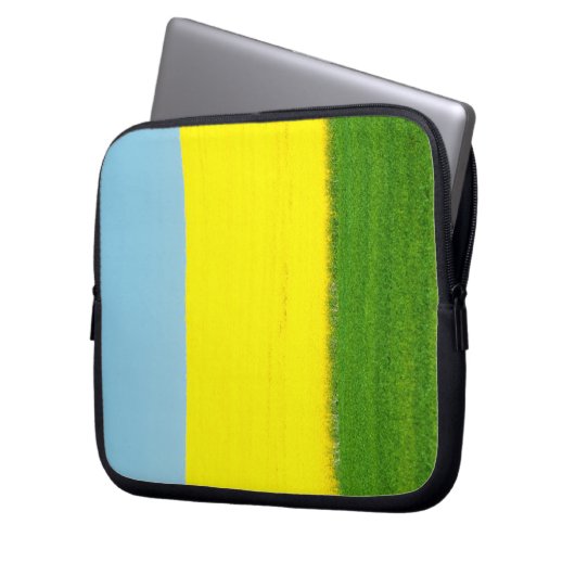 Landschaftswiese Laptopschutzhülle (Vorderseite Links)