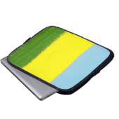 Landschaftswiese Laptopschutzhülle (Vorne Knopf)