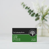 Landschaftswirtschaftliche Visitenkarten Visitenkarte (Stehend Vorderseite)