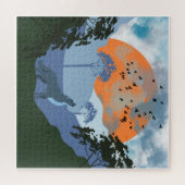 LandschaftsWolf Sun Mountains Puzzle (Horizontal)