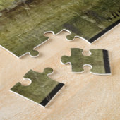 Landschap traf Figuren in Roeibootje Vintag Puzzle (Seite)