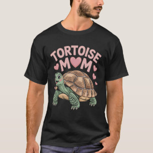 Landschildkröten-Mama Lustiges Haustier Reptilien T-Shirt