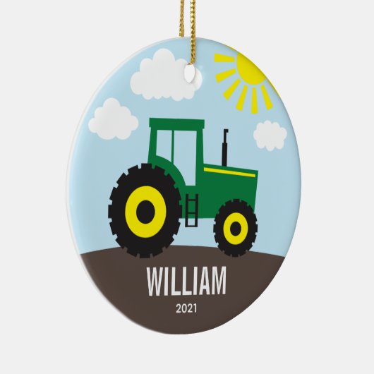 Landschlepper Kids Keramik Ornament (Rechts)