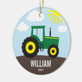 Landschlepper Kids Keramik Ornament (Links)