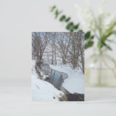 Landschnee Postkarte (Stehend Vorderseite)
