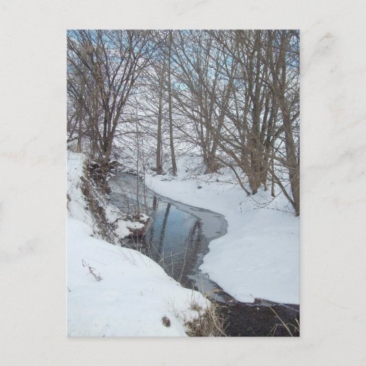 Landschnee Postkarte (Vorderseite)