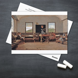 Landschule von Winslow Homer Postkarte