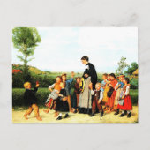 LandschullehrerInnen malen Postkarten (Vorderseite)