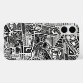 Landseebad Schwarz Case-Mate iPhone Hülle (Rückseite (Horizontal))