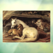 Landseer, das arabische Zelt Fensteraufkleber (Blatt 3)