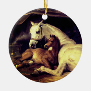 Landseer, das arabische Zelt Keramik Ornament