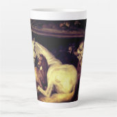 Landseer, das arabische Zelt Milchtasse (Vorderseite)