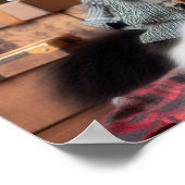 Landseer Gentleman Holiday Poster (Ecke)