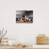 Landseer Gerettet Poster (Küche)