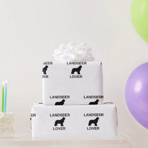 Landseer-Liebhaber Geschenkpapier