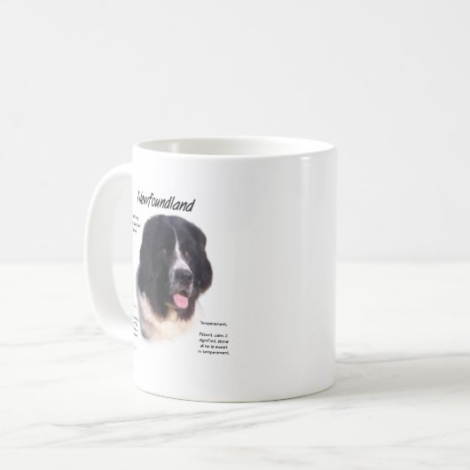 Landseer Neufundland Geschichte, I Liebe neu Kaffeetasse (Vorderseite Links)