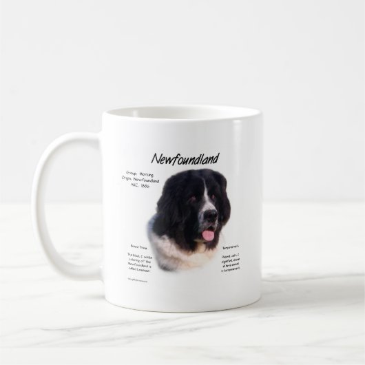 Landseer Neufundland Geschichte, I Liebe neu Kaffeetasse (Links)
