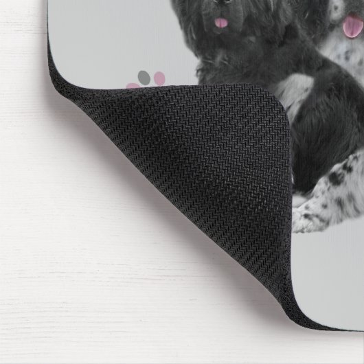 LANDSEER NEUFUNDLAND KANN GERADE EIN NICHT HABEN MOUSEPAD (Ecke)