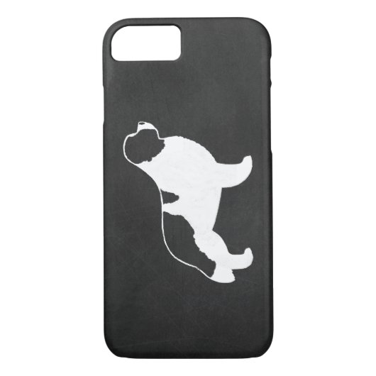 Landseer Neufundland Silhouette Case-Mate iPhone Hülle (Rückseite)