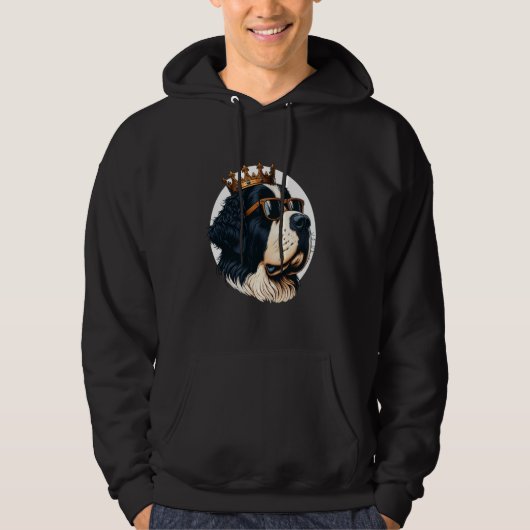 Landseer Newfoundländer Hoodie (Vorderseite)