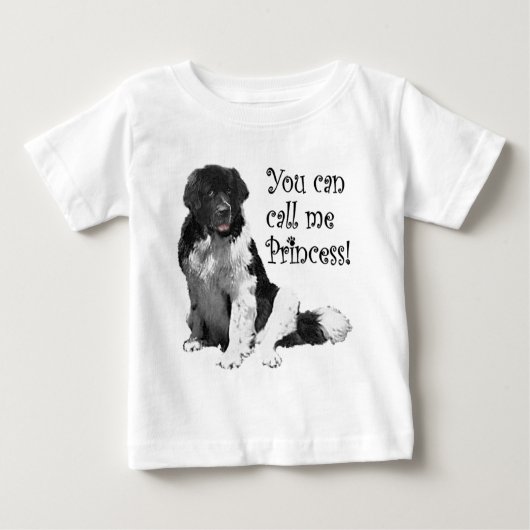 Landseer NewfoundlandPrincess Baby T-shirt (Vorderseite)