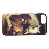 Landseer Pferde Case-Mate iPhone Hülle (Rückseite (Horizontal))